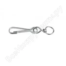 Карабин tech-krep тип 125 ta-v 100мм с вертлюгом 20шт ут-00011620