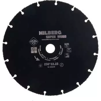 Карбид вольфрамовый отрезной диск Hilberg Super Wood 530230