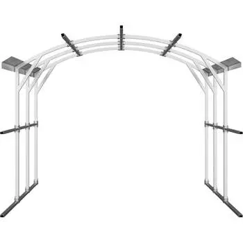 Каркас АКТИВАГРО.РФ Ударница благодатная, 40x20 мм, удлиняющий блок, 2.5x2 м, шаг 0.65 м 204