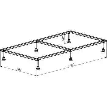 Каркас для литьевого поддона Aquanet 0.5 00267179
