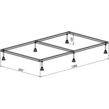 Каркас для литьевого поддона Aquanet 0.6 00267180