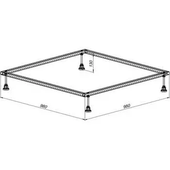 Каркас для литьевого поддона Aquanet 0.2 00267176