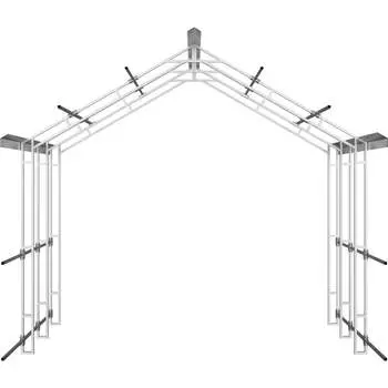 Каркас теплицы АКТИВАГРО.РФ «Ударница англичанка» 20x20 удл. блок 3x2 м шаг 0.65 м 185