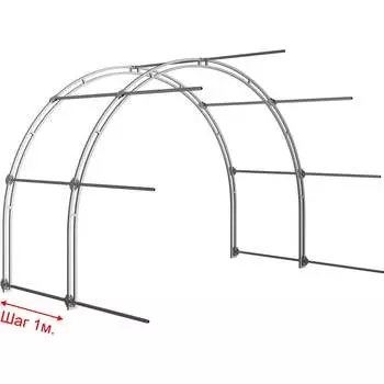 Каркас теплицы АКТИВАГРО.РФ Ударница сверхпрочная» 260