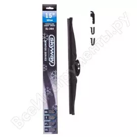 Зимняя каркасная щетка стеклоочистителя SKYWAY SL-380