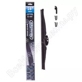 Каркасная зимняя щетка стеклоочистителя skyway sl-400