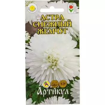 Карликовая астра Артикул Снежный жемчуг однолетняя 4630009397199