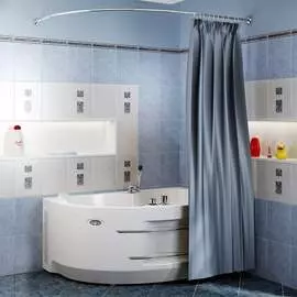 Карниз для шторы на ванну Радомир Ирма 1-12-2-0-0-216