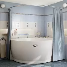 Карниз для шторы на ванну Радомир