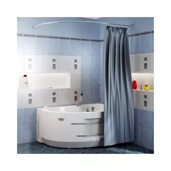 Карниз для шторы на ванну Радомир Ирма 1-12-2-0-0-229