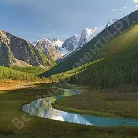 Картина на стекле декоретто горная река gs 5030 декор