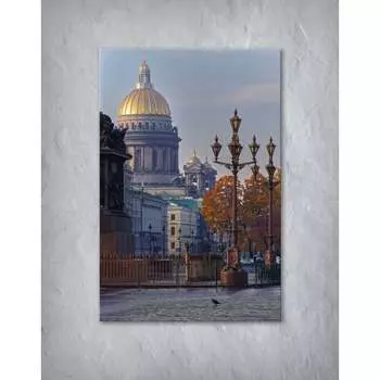 Картина на стекле для интерьера на стену ООО Оптион ИСААКИЕВСКИЙ СОБОР 83239