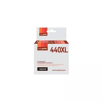 Картридж для Canon PIXMA MG2140, 3140, 3540, MX394, 434, 474, EasyPrint PG-440XL IC-PG440XL