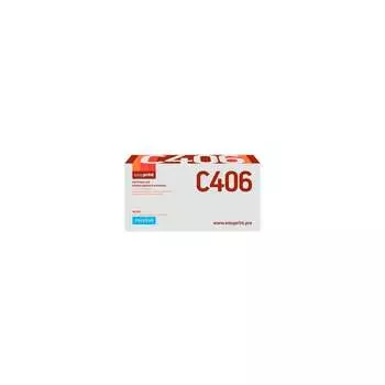 Картридж для Samsung CLP-365, CLX-3300, C410 EasyPrint CLT-406C LS-C406