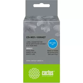 Картридж ленточный для Brady BMP21-PLUS, BMP21, BMP21-LAB Cactus CS-M21-1000427 1791304