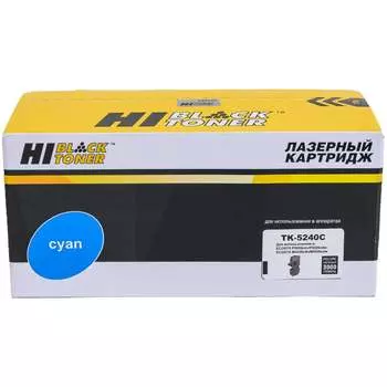 Картридж с чипом голубой Hi-Black TK-5240C HB-TK-5240C