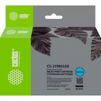Картридж струйный для HP DeskJet 2320/2710/2720/4120 Cactus CS-3YM62AE 305XL 1878899
