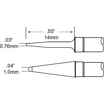 Картриджи-наконечники для MFR-H4 METCAL TFP-BLP1