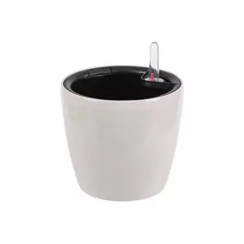 Кашпо IDEA АНФА D150 мм, с вставкой и с автополивом М 3230 М 3230 Кремовый