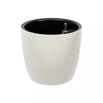 Кашпо IDEA АНФА D360 мм, с вставкой и автополивом М 3234 М 3234 кремовый