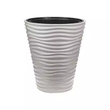 Кашпо IDEA ДЮНА D340 мм, H385 мм, 19.5 л, со вставкой М 3401 М 3401 Кремовый