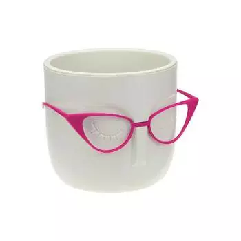 Кашпо IDEA МАРИ D115 мм, 0.65 л, со вставкой М 3075 белый М 3075 белый ротанг