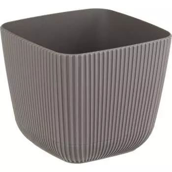 Кашпо IDEA ПИКАНТО 110x110мм, 0.65л М 3208 французcкий М 3208 французcкий серый