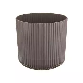 Кашпо IDEA ВЕЛЬВЕТ D160 мм, 2.5 л, с пристегнутым поддоном М 3181 французcкий М 3181 французcкий серый