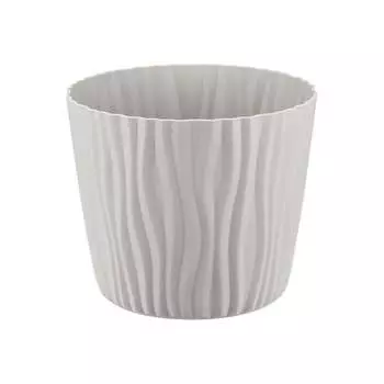 Кашпо IDEA ВОЛНА D160 мм, 2 л, с вкладышем М 3188 М 3188 Кремовый