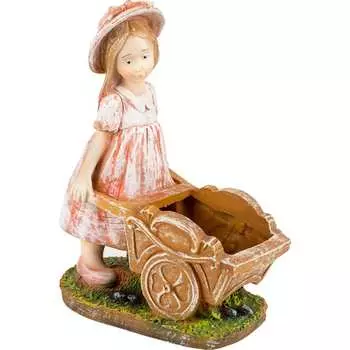 Кашпо PARK Девочка с тележкой 169463