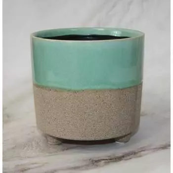 Кашпо SCHEURICH Kbel Piaff sandy aqua 63327