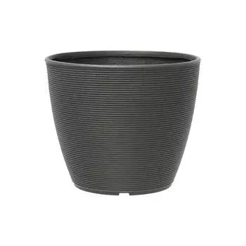 Кашпо Teraplast DUNA HARENA 38х32 см, темно-серое DOT ASH 37475038303