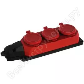 Каучуковая колодка ЭРА K-3e-RED-IP44 Б0044552