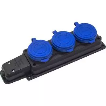 Каучуковая влагозащищенная штепсельная розетка Alfa