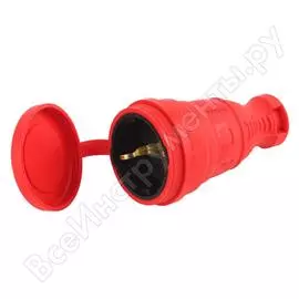 Прямой каучуковый разъем ЭРА R8REDIP44 Б0044548