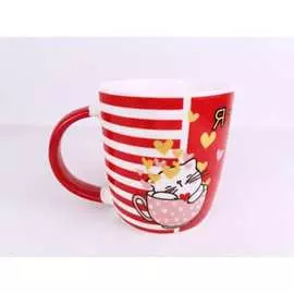 Керамическая кружка Bikson Люблю ТП6021