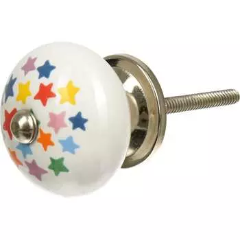 Керамическая ручка для мебели BlumenHaus Звезды 66212