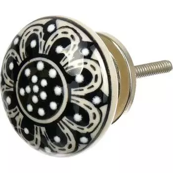 Керамическая ручка для мебели BlumenHaus Подсолнух 66161