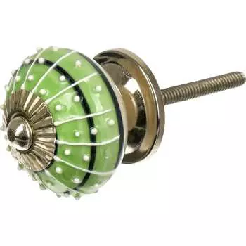 Керамическая ручка для мебели BlumenHaus Ливанский узор 66046