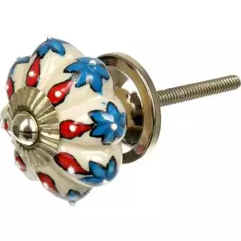 Керамическая ручка для мебели BlumenHaus Персидский узор 66105