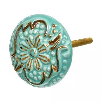 Керамическая ручка для мебели BlumenHaus Римская 66087