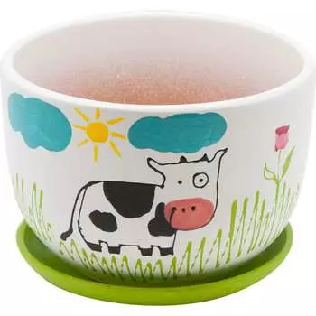 Керамический горшок Вещицы корова BH-11-4