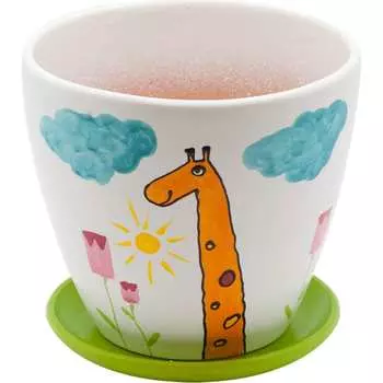 Керамический горшок Вещицы жираф BH-09-1