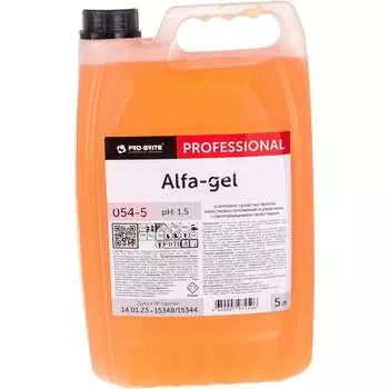 Кислотное чистящее средство для уборки санитарных помещений PRO-BRITE ALFA-GEL 054-5 605297