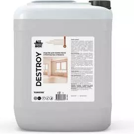 Кислотное низкопенное моющее средство для уборки после строительства и ремонта CleanBox