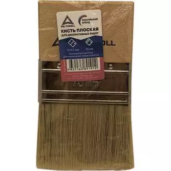 Кисть плоская для декоративных работ DeltaRoll 134070