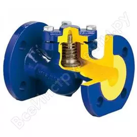 Клапан zetkama обратный, чугун, подъемный, ду50 ру16 , фланцевый, д/нержавеющий 287a050c31 019-0775