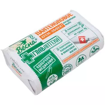 Классическое пантеноловое твердое мыло ВЕСНА