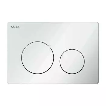 Клавиша для инсталляции AM.PM PrimeFit L пластик, белый глянцевый I090101