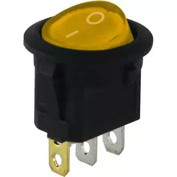 Клавишный круглый переключатель TDM ELECTRIC MIRS-101-3-Y SQ0703-0042